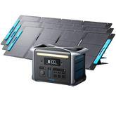 Anker SOLIX F1200 Solar Generator + 3 × 200W Solar Panel.